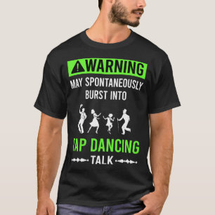 グリーン警告タップダンス Tシャツ