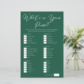 グリーン財布のブライダルシャワーゲーム (スタンド正面)