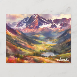 グリーン買トラベルヴィンテージコロラド春はがき ポストカード