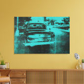 グリーン車 キャンバスプリント (インサイチュ (リビング))