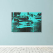 グリーン車 キャンバスプリント (インサイチュ (ウッドフロア))