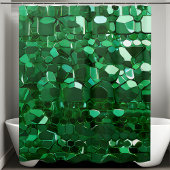 グリーン輝くシークインシャワーカーテン シャワーカーテン