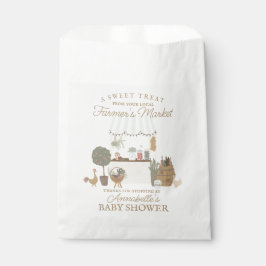 グリーン農家マーケットファームフレッシュベビーシャワー フェイバーバッグ