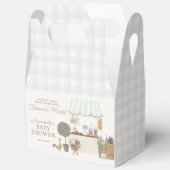 グリーン農家マーケットファームフレッシュベビーシャワー フェイバーボックス (見開き)