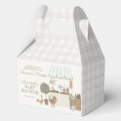 グリーン農家マーケットファームフレッシュベビーシャワー フェイバーボックス (裏面)