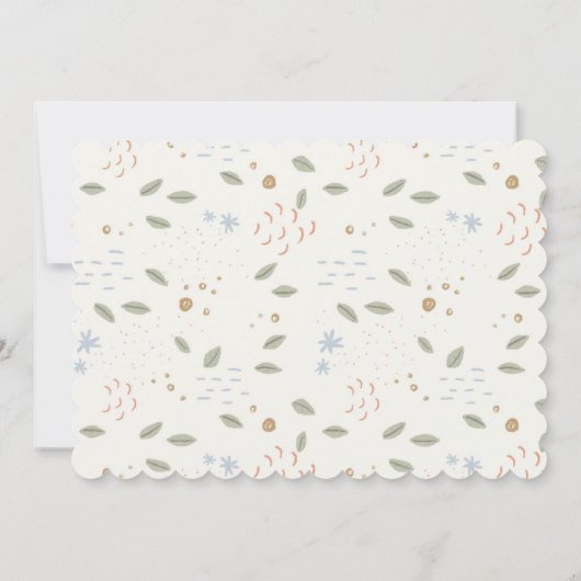 グリーン農家マーケットファームフレッシュ誕生日招待状 招待状 (裏面)