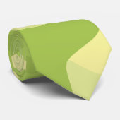 グリーン迷彩柄デザイン ネクタイ (ロール)