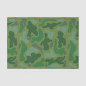 グリーン迷彩柄パター10代のンボーイティッシュペーパー 薄葉紙 (正面)