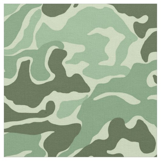 グリーン迷彩柄軍隊布 ファブリック (クローズアップ)