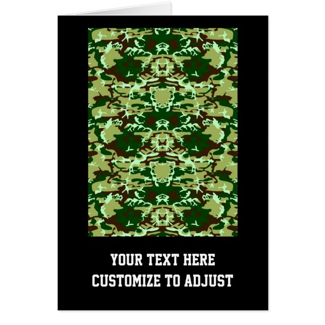 グリーン迷彩柄 (正面)