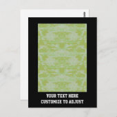 グリーン迷彩柄 ポストカード (正面/裏面)