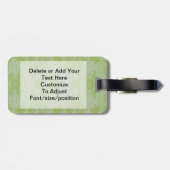 グリーン迷彩柄 ラゲッジタグ (裏面横)