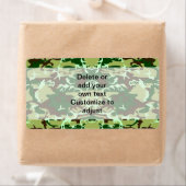 グリーン迷彩柄 ラベル (インサイチュ)