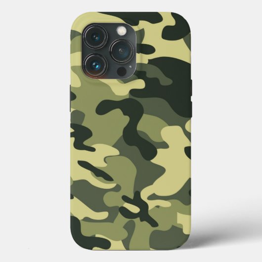 グリーン迷彩柄 Case-Mate iPhoneケース (裏面)