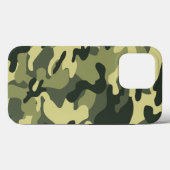 グリーン迷彩柄 Case-Mate iPhoneケース (裏面 (横))