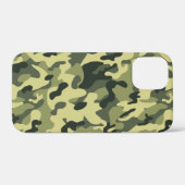 グリーン迷彩柄 Case-Mate iPhoneケース (裏面 (横))