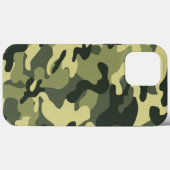 グリーン迷彩柄 Case-Mate iPhoneケース (裏面 (横))