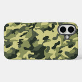 グリーン迷彩柄 Case-Mate iPhoneケース (裏面 (横))