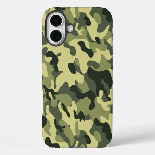 グリーン迷彩柄 Case-Mate iPhoneケース (裏面)