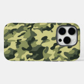 グリーン迷彩柄 Case-Mate iPhoneケース (裏面 (横))