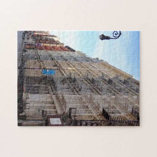 グリーン通り鋳鉄建築ソホニューヨーク ジグソーパズル (横)