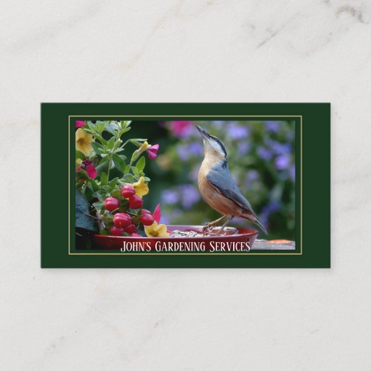 グリーン造園ガーデニング名刺 名刺 (正面)