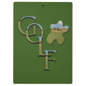 グリーン連動ゴルフ名，クリップボード クリップボード (裏面)