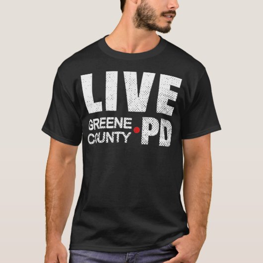 グリーン郡警察署 LIVE Tシャツ (正面)