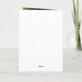 グリーン金ゴールドアゲートSweet sixteenハッピーバースデー カード (裏面)