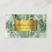 グリーン金ゴールドゲート名刺 名刺 (正面)