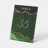 グリーン金ゴールドゲート結婚ゲード 台座サイン (正面)