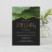 グリーン金ゴールドゲート30th誕生日パーティー 招待状 (スタンド正面)