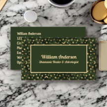 グリーン金ゴールドスターズシャーマンまたは星占い師ヒーラー