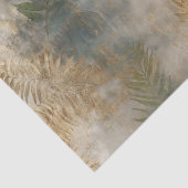 グリーン金ゴールドトロピカル葉 薄葉紙 (詳細)