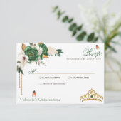 グリーン金ゴールドバラエレガント金ゴールドティアラキンセアニェラ 出欠カード (スタンド正面)