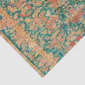 グリーン金ゴールドフローラペルシャのトルコスタイルデコページ 薄葉紙 (詳細)