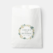 グリーン金ゴールドフローラリース結婚グリーナリーズモノグラム フェイバーバッグ (正面)