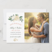 グリーン金ゴールドフローラ結婚グリーンの写真 セーブザデート (正面)
