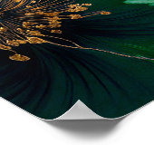 グリーン金ゴールドフローラ50周年記念ウェルカムサイン ポスター (角)