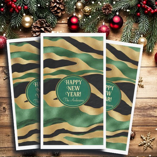 グリーン金ゴールドブラックグリッター波