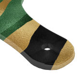 グリーン金ゴールドブラックグリッター波 カッティングボード (角)