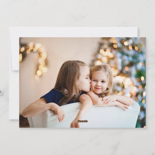 グリーン金ゴールドボウムービングファミリーモノグラム2枚の写真 シーズンカード (裏面)