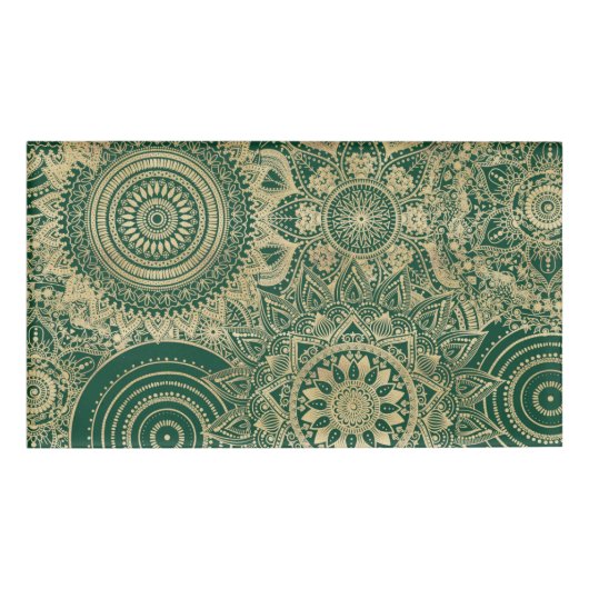 グリーン金ゴールドマンダラコレクション 名札 (正面)