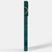 グリーン金ゴールドモダン大理石 Case-Mate iPhoneケース (裏面 / 右)