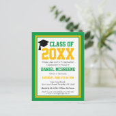 グリーン金ゴールド卒業党 インビテーションポストカード (スタンド正面)
