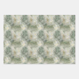 グリーン金ゴールド白熱帯離れ ラッピングペーパーシート