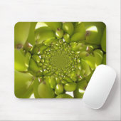 グリーン金ゴールド:トロピカルツイストバナナ万華鏡のように千変万化するパターン マウスパッド (マウス)