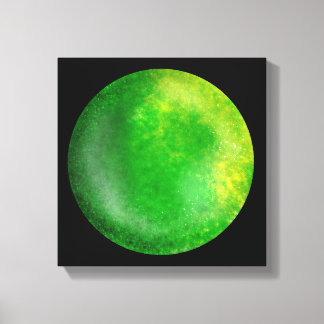 グリーン銀河系Orb - Emerald Canvas Print キャンバスプリント