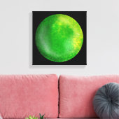 グリーン銀河系Orb - Emerald Canvas Print キャンバスプリント (インサイチュ (リビング))