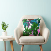 グリーン離れアートスロークッション クッション (椅子)